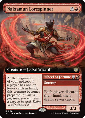Naktamun Lorespinner (Extended Art) [Secrets of Strixhaven Commander]