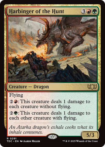 Harbinger of the Hunt [Tarkir: Dragonstorm Commander]