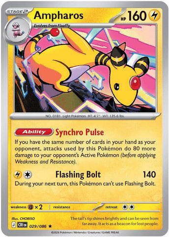 Ampharos (029/086) [Mega Evolution: Chaos Rising]