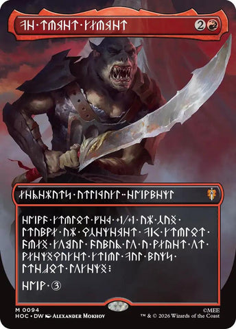 The Reaver Cleaver (Borderless) (Dwarvish) [The Hobbit: Eternal-Legal]