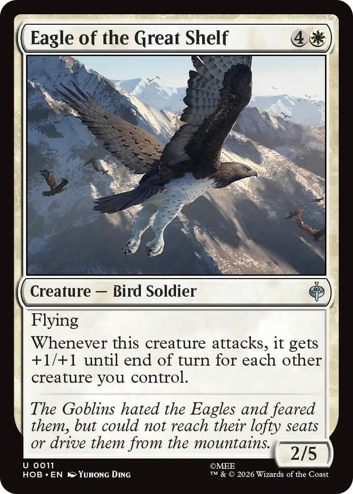 Eagle of the Great Shelf [The Hobbit]