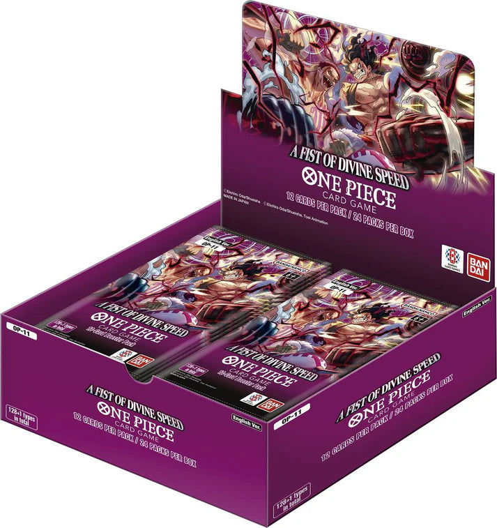 One Piece Card Game: A Fist of Divine Speed | Booster Box [OP-11]
