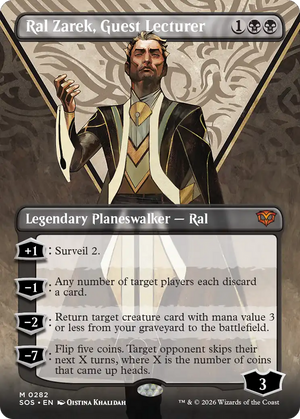 Ral Zarek, Guest Lecturer (Borderless) [Secrets of Strixhaven]