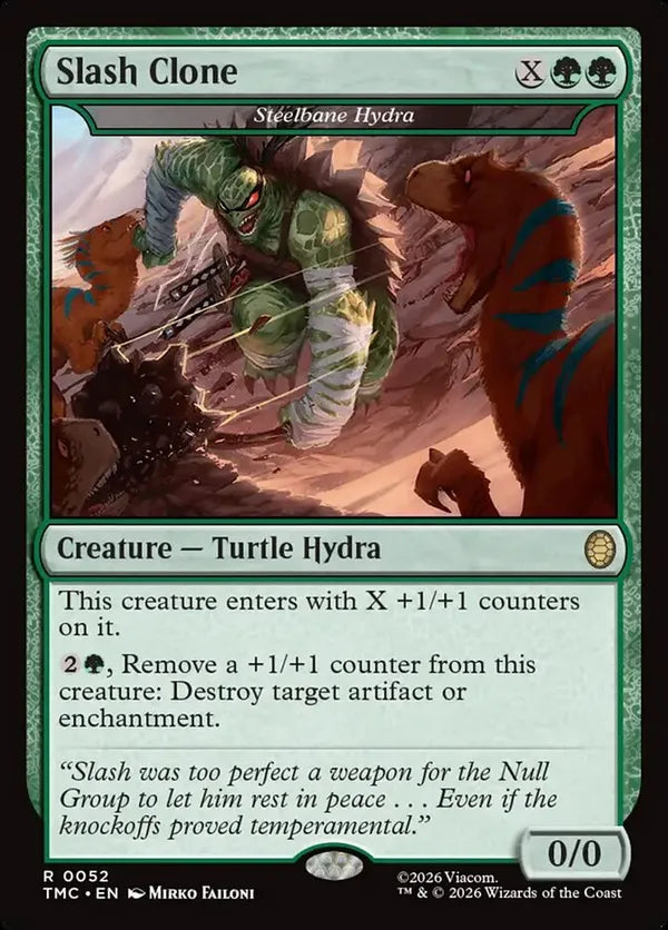 Slash Clone - Steelbane Hydra (Surge Foil) [Teenage Mutant Ninja Turtles Commander]