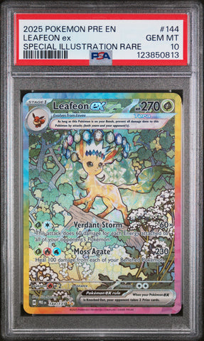 PSA 10 2025 LEAFEON ex PRISMATIC EVOLUTIONS - SIR