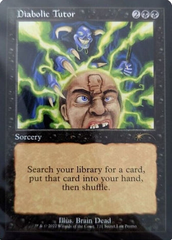 Diabolic Tutor (721) (Retro) [Secret Lair Drop Promos]
