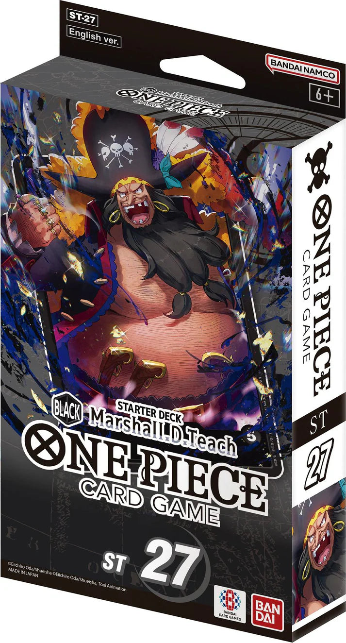 One Piece Card Game: Starter Deck - BLACK Marshall.D.Teach [ST-27]