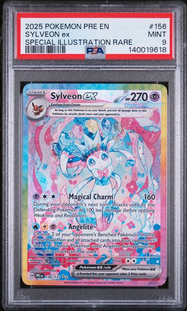 PSA 9 2025 PRISMATIC EVOLUTION SYLVEON EX - SIR