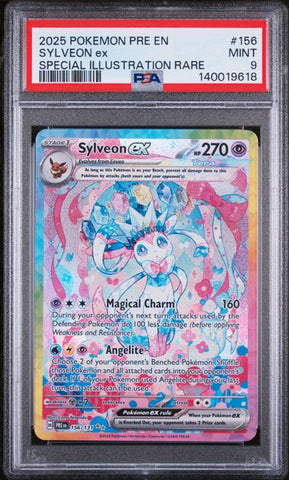 PSA 9 2025 PRISMATIC EVOLUTION SYLVEON EX - SIR