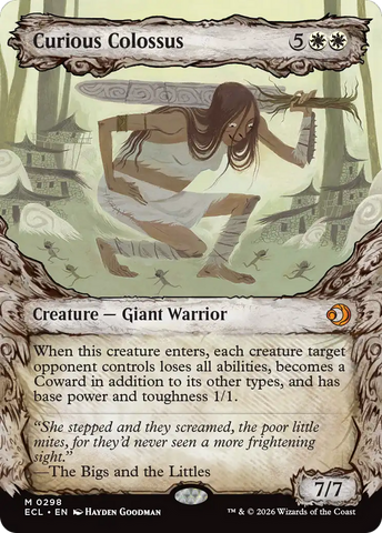 Curious Colossus (Showcase) [Lorwyn Eclipsed]
