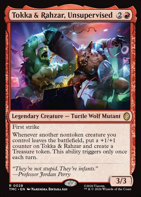 Tokka & Rahzar, Unsupervised (Surge Foil) [Teenage Mutant Ninja Turtles Commander]