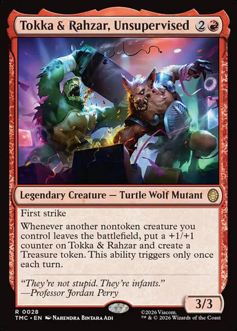 Tokka & Rahzar, Unsupervised (Surge Foil) [Teenage Mutant Ninja Turtles Commander]