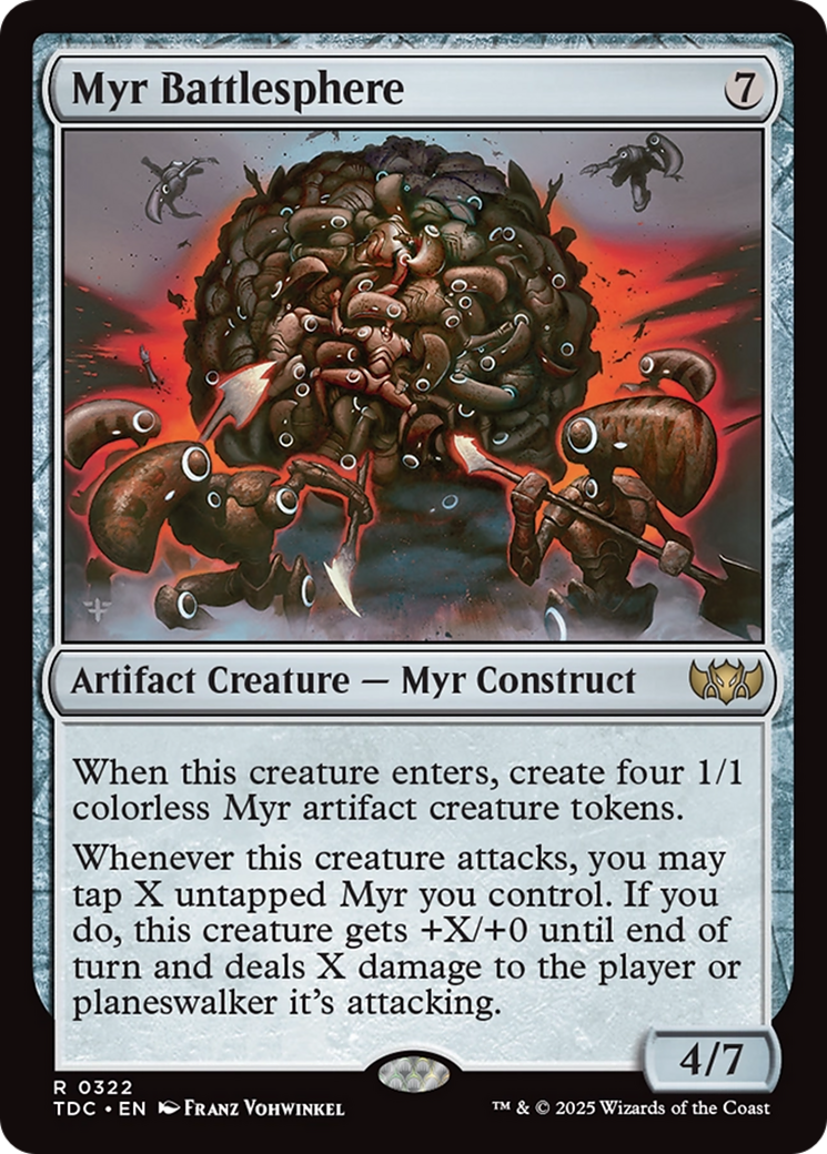 Myr Battlesphere [Tarkir: Dragonstorm Commander]