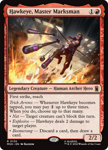 Hawkeye, Master Marksman [Marvel Super Heroes]