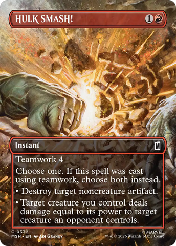 HULK SMASH! (Borderless) [Marvel Super Heroes]