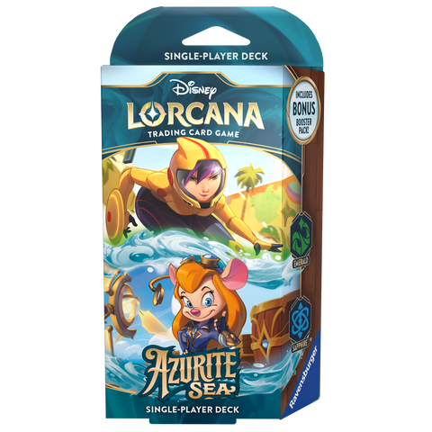 Disney Lorcana: Azurite Sea | Starter Deck - Emerald & Sapphire