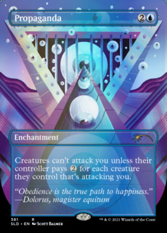 Propaganda // Propaganda (381) (Borderless) [Secret Lair Drop Series]