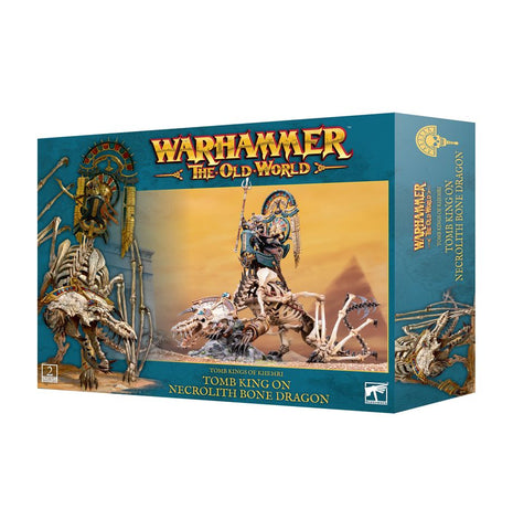 Warhammer The Old World: Tomb King of Khemri - Tomb King on Necrolith Bone Dragon