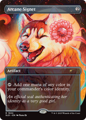 Arcane Signet (1924) (Rainbow Foil) [Secret Lair Drop Series]
