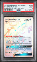 PSA 9 2018 GRENINJA GX FORBIDDEN LIGHT - SECRET