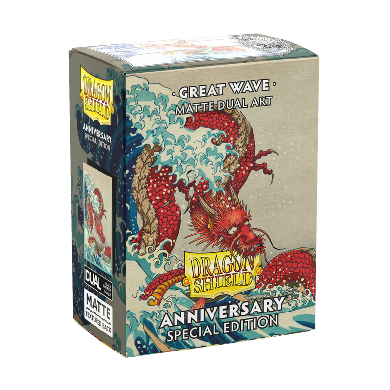 Dragon Shield: Art Sleeves - Dual Matte | 25th Anniversary - Great Wave (100)