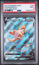 PSA 9 2021 DRAGONITE V EVOLVING SKIES - ALT ART