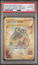 PSA 10 2022 SILVER TEMPEST LEAFY CAMO PONCHO - SIR
