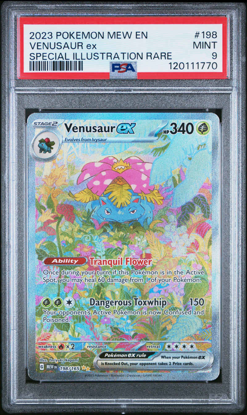 PSA 9 2023 VENUSAUR ex 151 - SIR