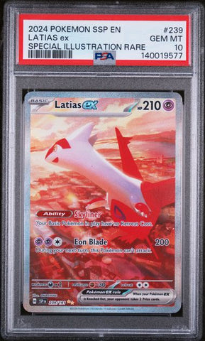PSA 10 2024 SURGING SPARKS LATIAS EX - SIR