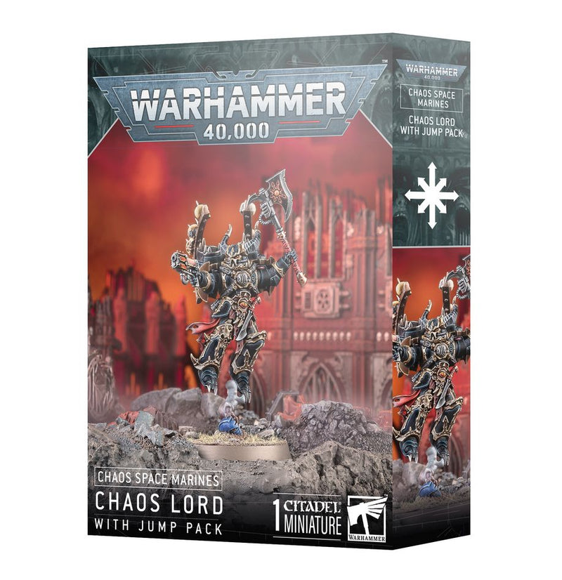Warhammer 40,000: Choas Space Marines - Chaos Lord with Jump Pack
