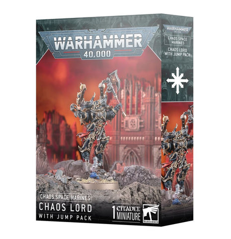 Warhammer 40,000: Choas Space Marines - Chaos Lord with Jump Pack