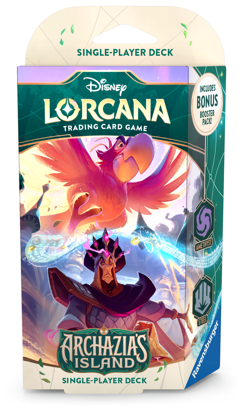 Disney Lorcana: Archazia's Island | Starter Deck - Amethyst & Steel