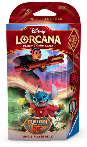Disney Lorcana: Reign of Jafar | Starter Deck - Ruby & Steel
