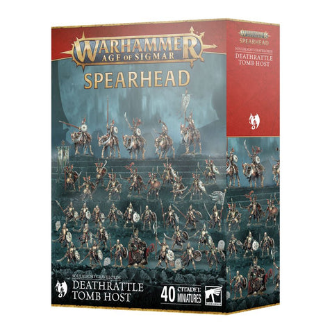 Warhammer Age of Sigmar: Soulblight Gravelords - Deathrattle Tomb Host Spearhead