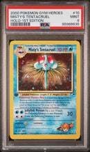 PSA 9 2000 GYM HEROES MISTY'S TENTACRUEL - HOLO 1ST EDITION