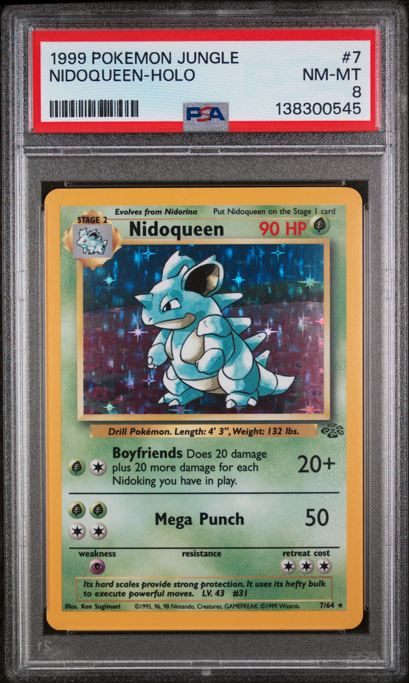 PSA 8 1999 JUNGLE NIDOQUEEN - HOLO