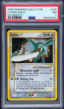 PSA 7 2005 EX DEOXYS GOLD STAR LATIOS - HOLO