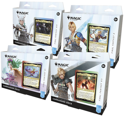 Final Fantasy - Collector Commander | Set of 4 Decks