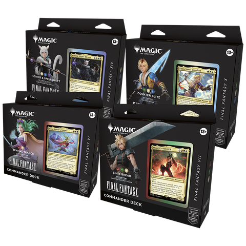 mtg commander decks canada - Starter Deck - Set of 5 and even visit favorite locations on the back of a Chocobo Magic: The Gathering | Preconstructed