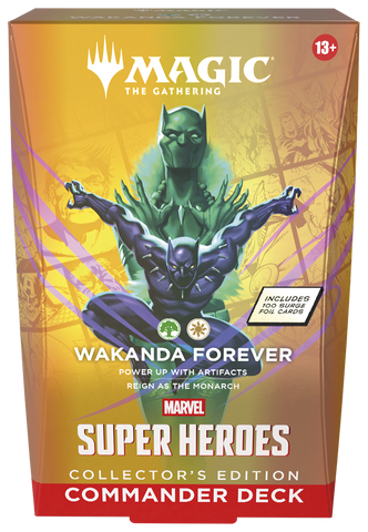Marvel Super Heroes - Collector Commander Deck | Wakanda Forever