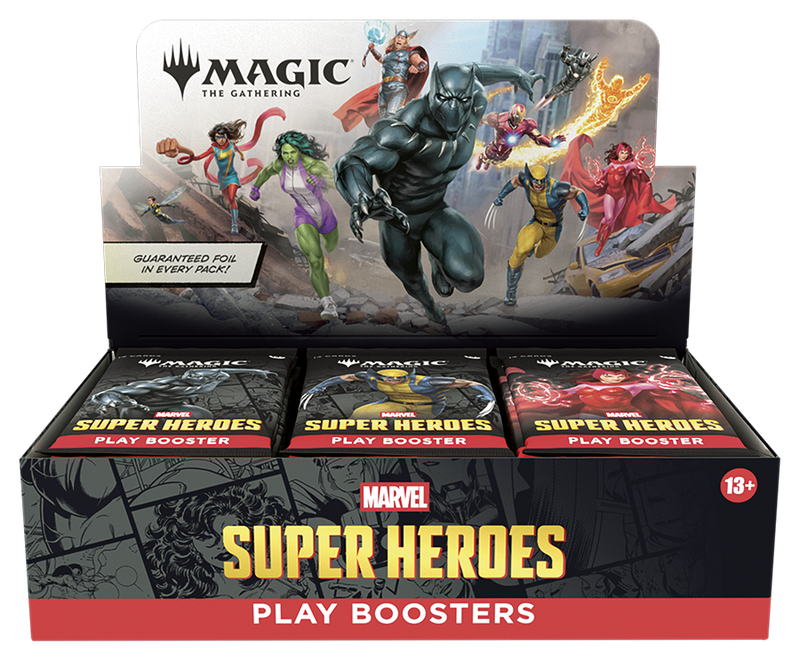 Marvel Super Heroes - Play Booster Box [PREORDER - JUNE 19 RELEASE]