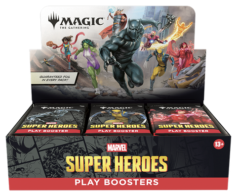 Marvel Super Heroes - Play Booster Box [PREORDER - JUNE 19 RELEASE]