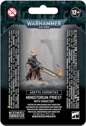 Warhammer 40,000: Adepta Sororitas - Ministorum Priest with Vindictor