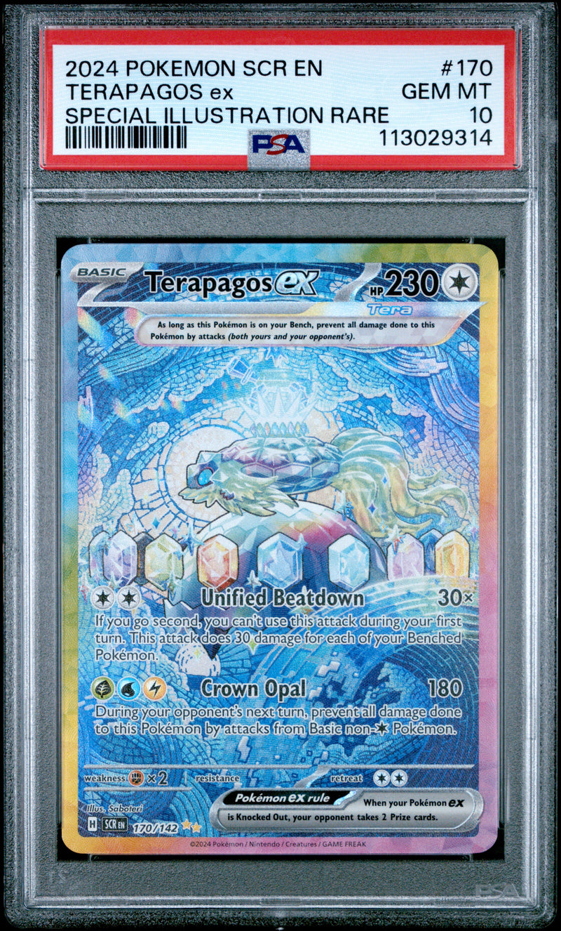 PSA 10 2024 TERAPAGOS ex STELLAR CROWN - SIR