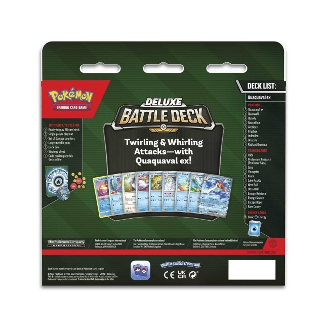 Pokémon TCG: Deluxe Battle Deck - Quaquaval EX