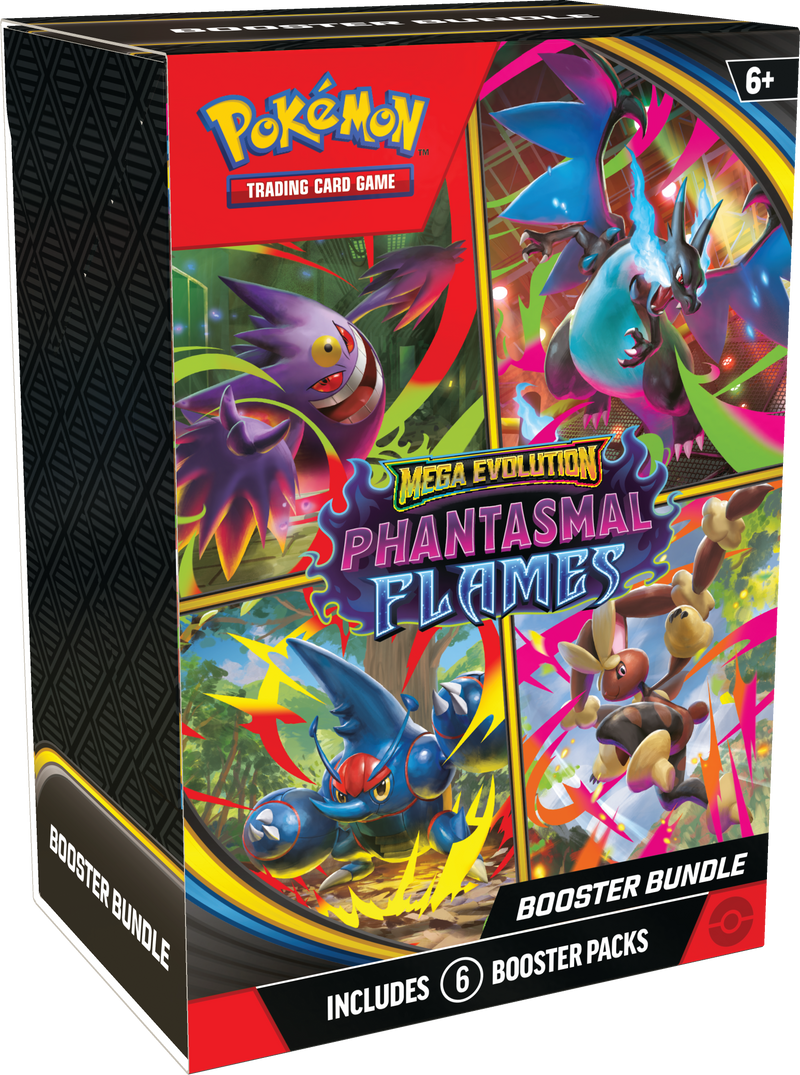 Pokémon TCG: Mega Evolution - Phantasmal Flames | Booster Bundle