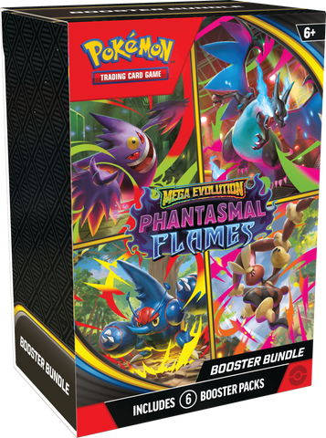 Pokémon TCG: Mega Evolution - Phantasmal Flames | Booster Bundle