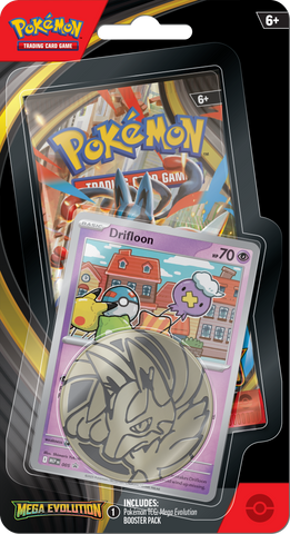 Pokémon TCG: Mega Evolution | One-Booster Blister Pack - Drifloon Promo Card