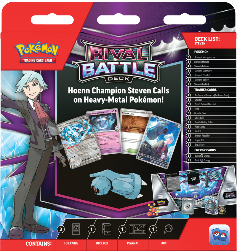 Pokémon TCG: Rival Battle Deck - Steven