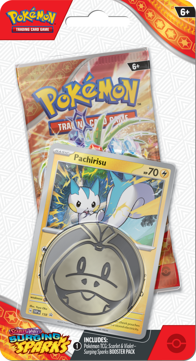 Pokémon TCG: Scarlet & Violet - Surging Sparks | Blister Pack - Pachirisu Promo Card